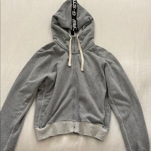 G-Star RAW Gray Zip-Up Hoodie